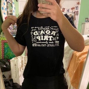 road trip graphic tee